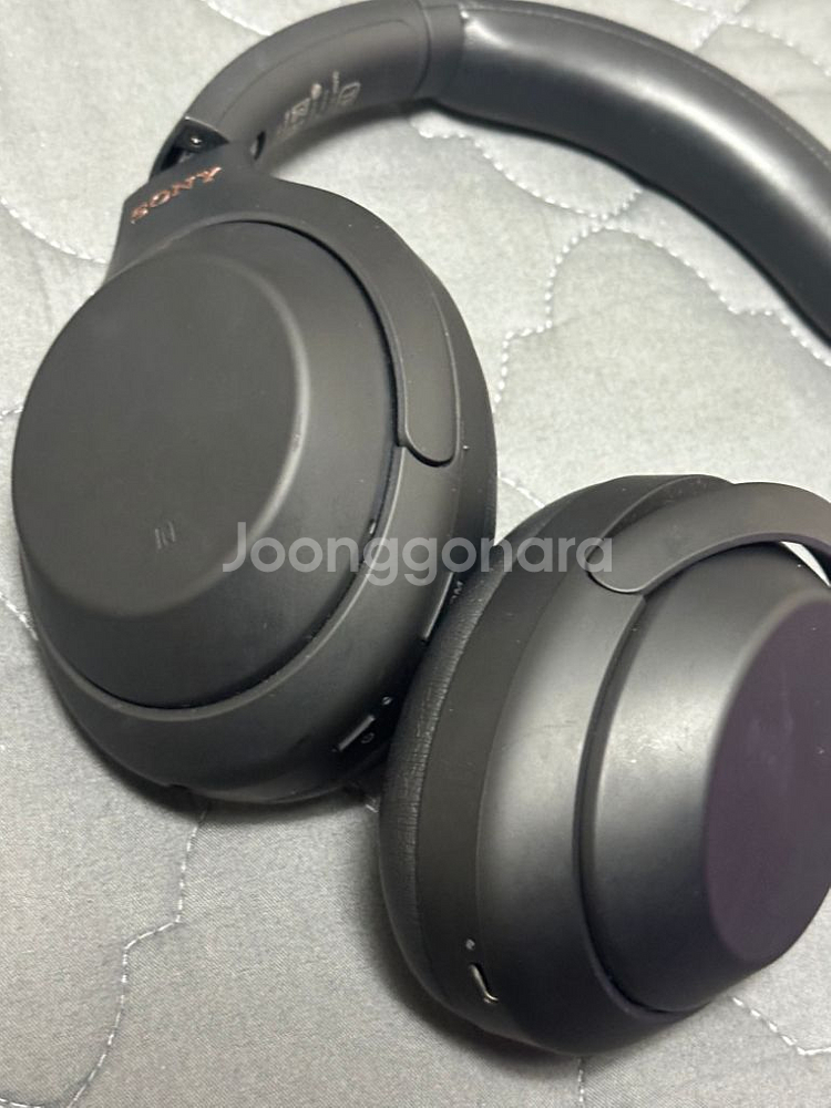 소니 wh1000xm4 헤드셋 헤드폰 블랙--2