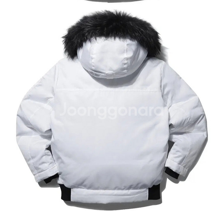 (새제품) K2 야상 숏패딩 덕다운 공용 화이트100--2