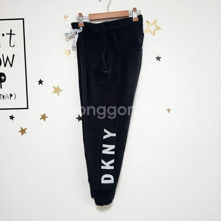 DKNY 8부 조거팬츠 트레이닝바지 여성 사이즈S--5