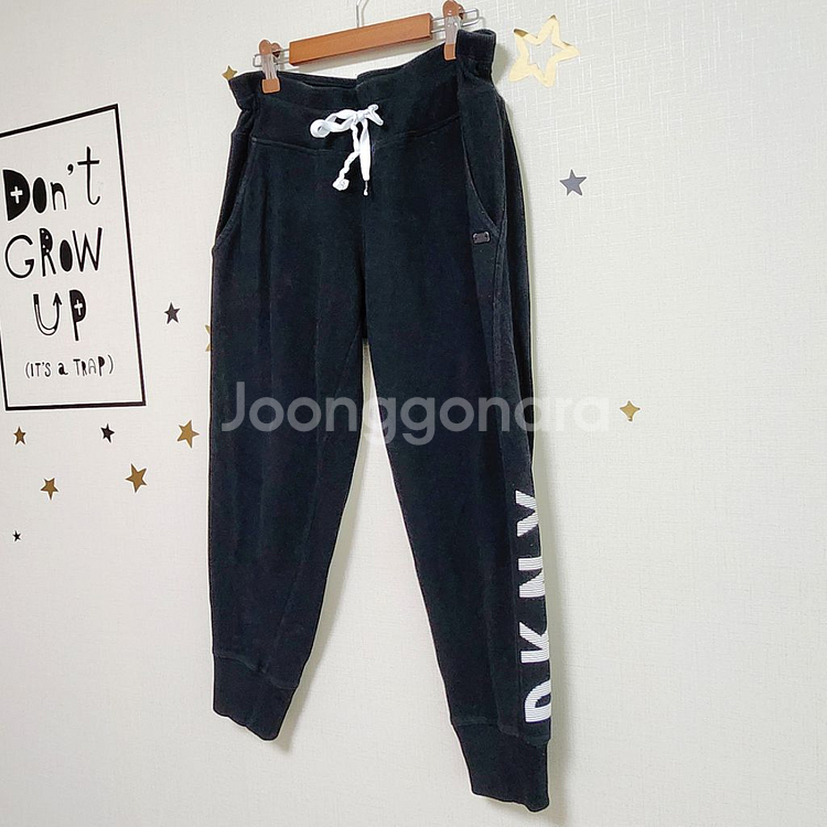 DKNY 8부 조거팬츠 트레이닝바지 여성 사이즈S--9