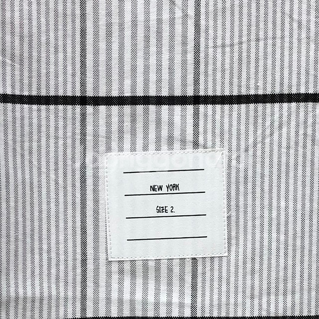 톰브라운 암밴드 남여공용 체크 셔츠 남방 2칼라--7