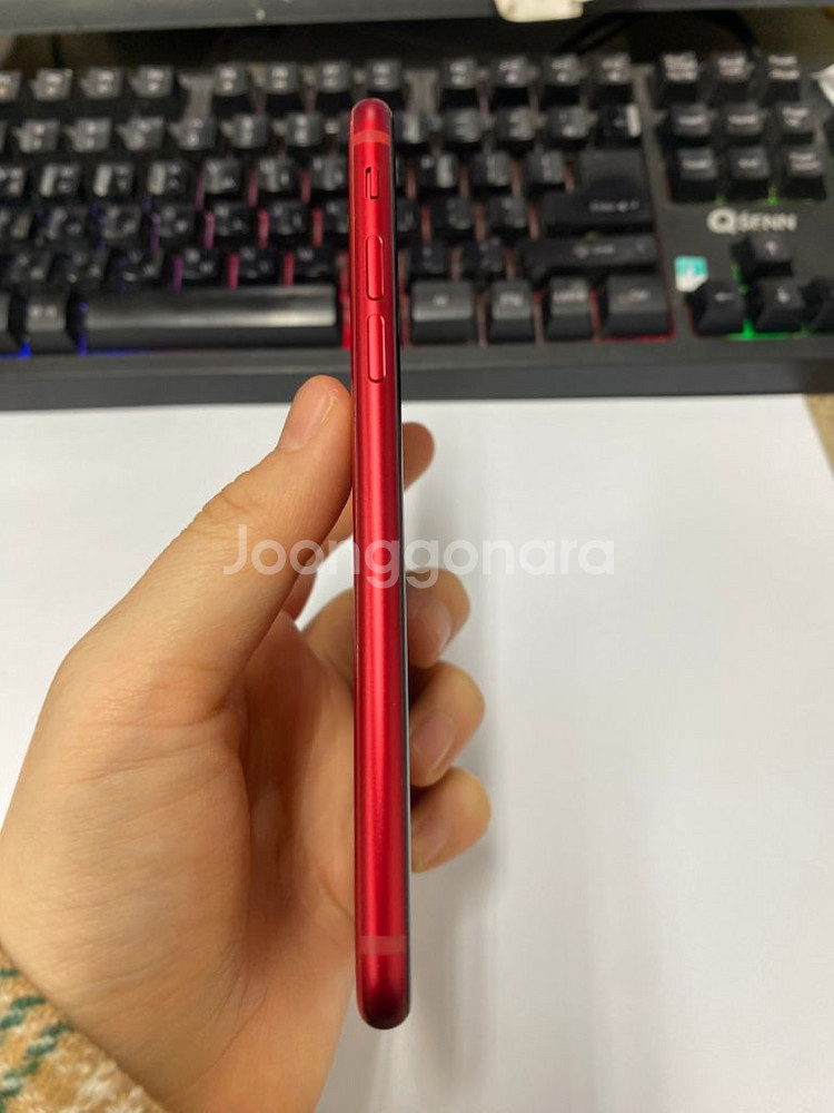 아이폰SE3 레드 AA급 128G 무잔상 배터리100%--4