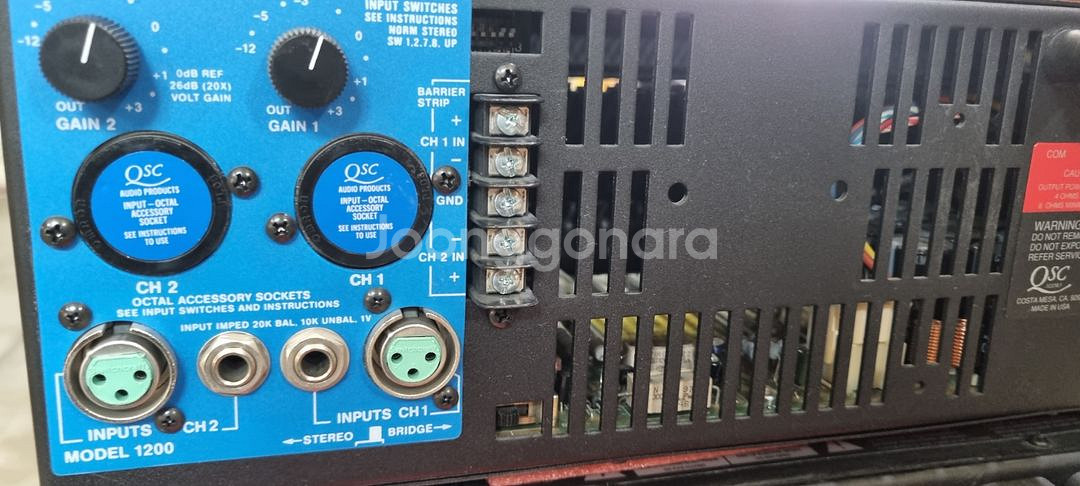 QSC 1200앰프 2개--5