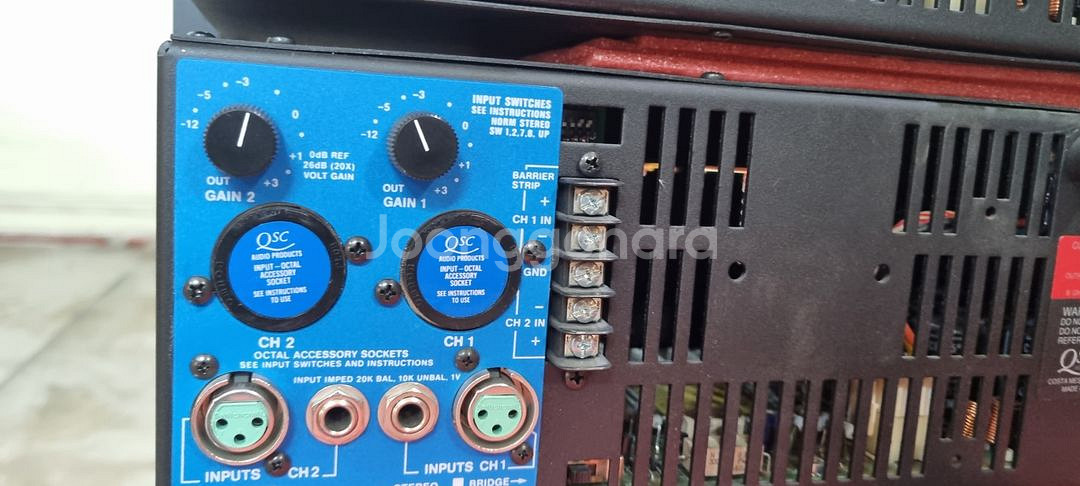 QSC 1200앰프 2개--4