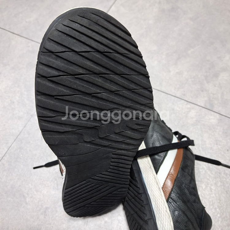 미셀 탠디 천연소가죽 5cm 스니커즈 265--2