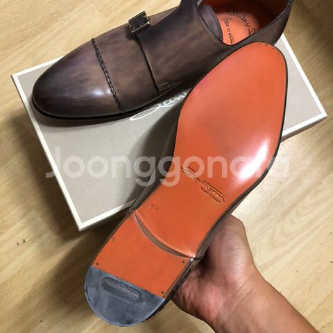 SANTONI 산토니 더블몽크 구두--2