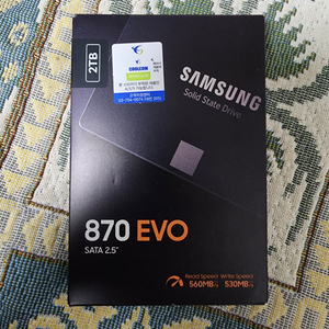 삼성 SSD EVO 870 2T 미개봉