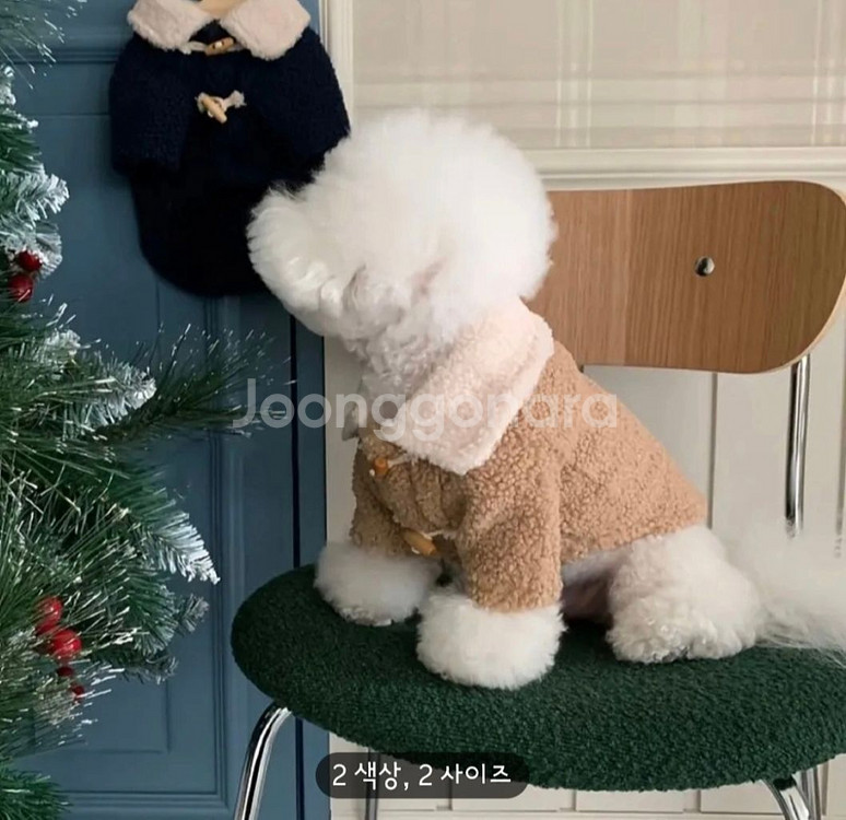 6 - 7 kg 뽀글이 떡볶이단추 스웨터 강아지--3
