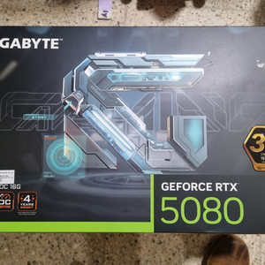 기가바이트 rtx 5080 게이밍oc 미개봉