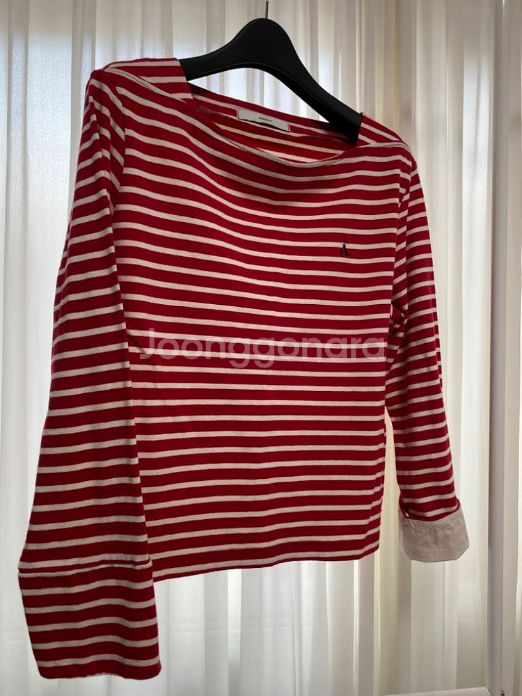 언에디트 D Rollup Boat Neck Tshirt--2