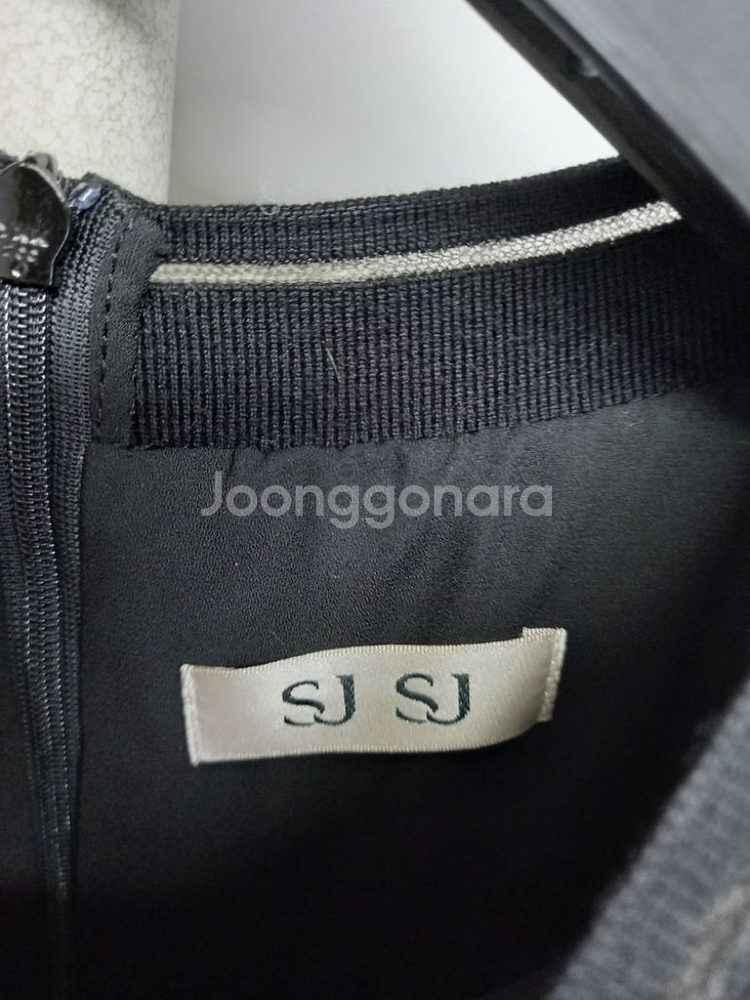 SJSJ 춘추 니트 쉬폰 맥시 롱 원피스 33-55--8