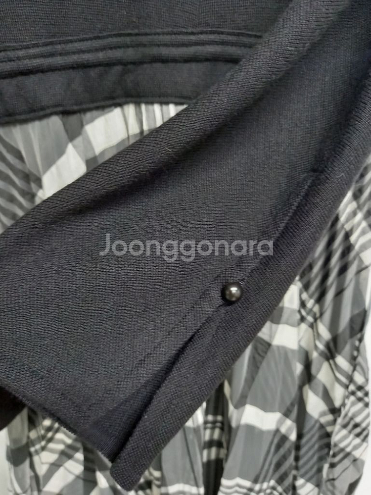 SJSJ 춘추 니트 쉬폰 맥시 롱 원피스 33-55--5