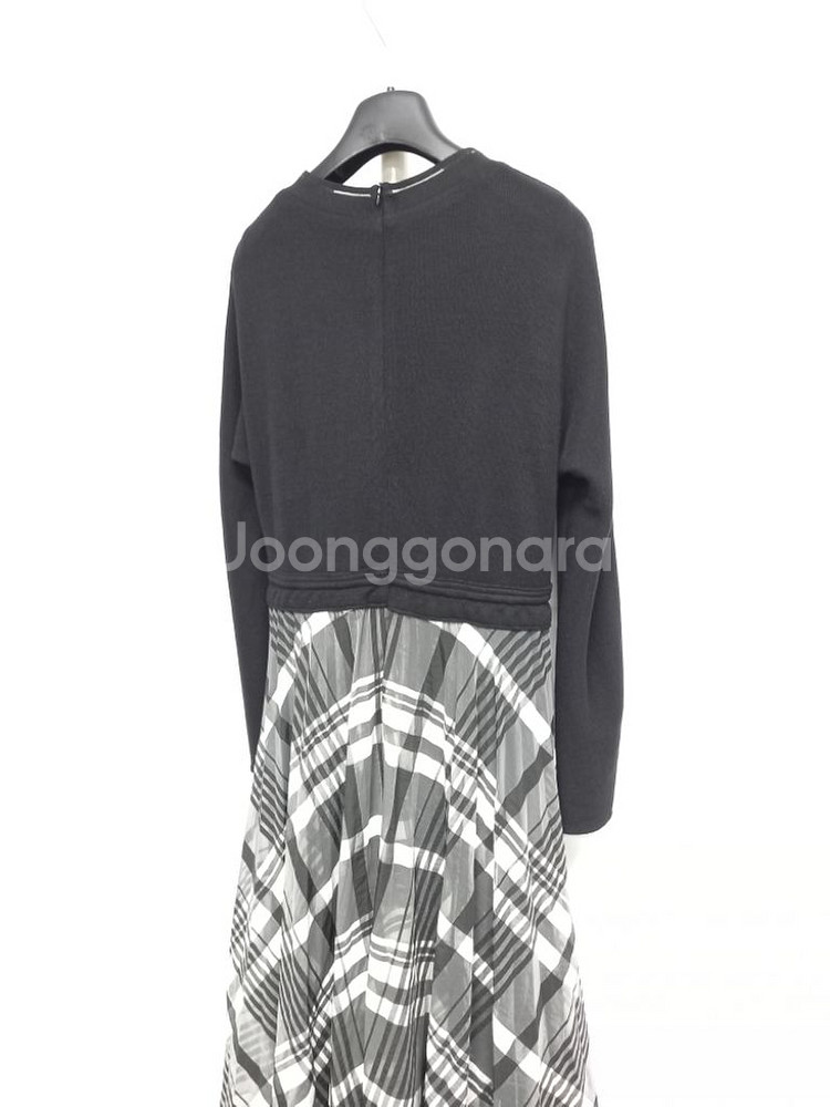 SJSJ 춘추 니트 쉬폰 맥시 롱 원피스 33-55--4