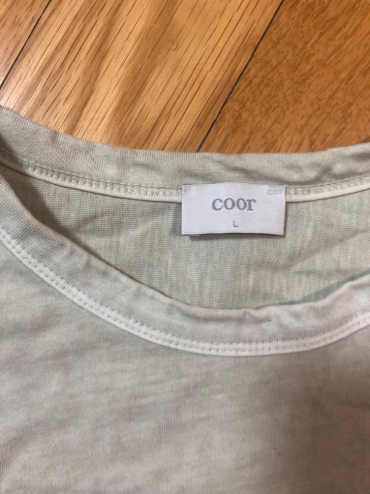 쿠어 COOR 티셔츠 L사이즈--1