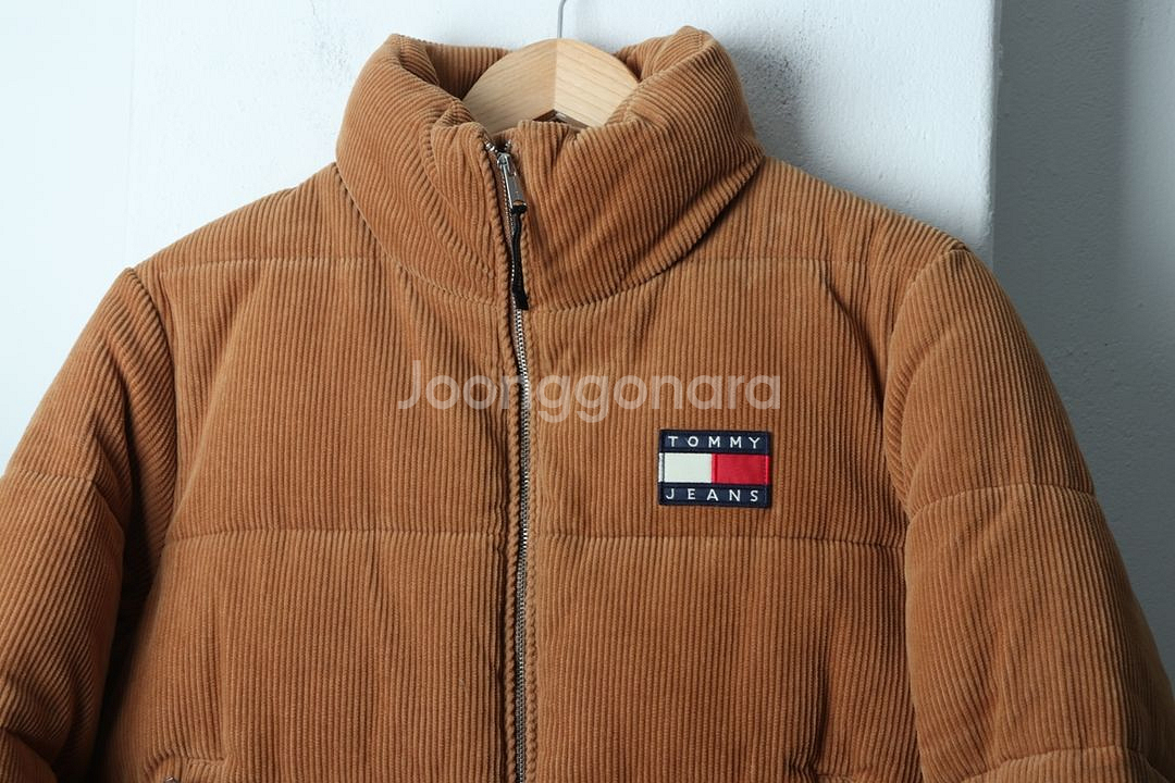 W(S) 타미힐피거 패딩 점퍼자켓 골덴 코듀로이 된장--2