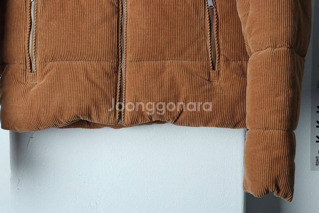 W(S) 타미힐피거 패딩 점퍼자켓 골덴 코듀로이 된장--3