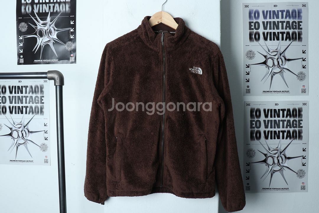 (M) 노스페이스 집업 바람막이 점퍼자켓 브라운--1