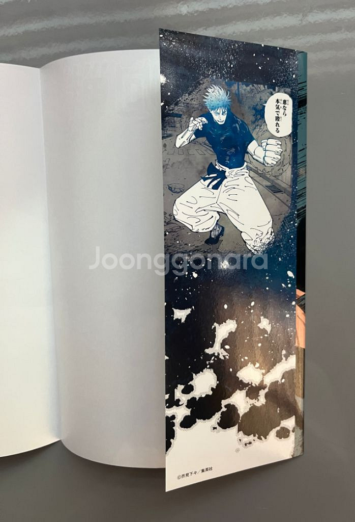 주술회전 기가점프 커버 고죠파샤 후시구로 현장사진--2