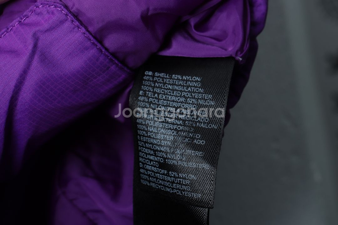 W(M) 노스페이스 패딩 점퍼자켓 퍼플 올드스쿨 조끼--5