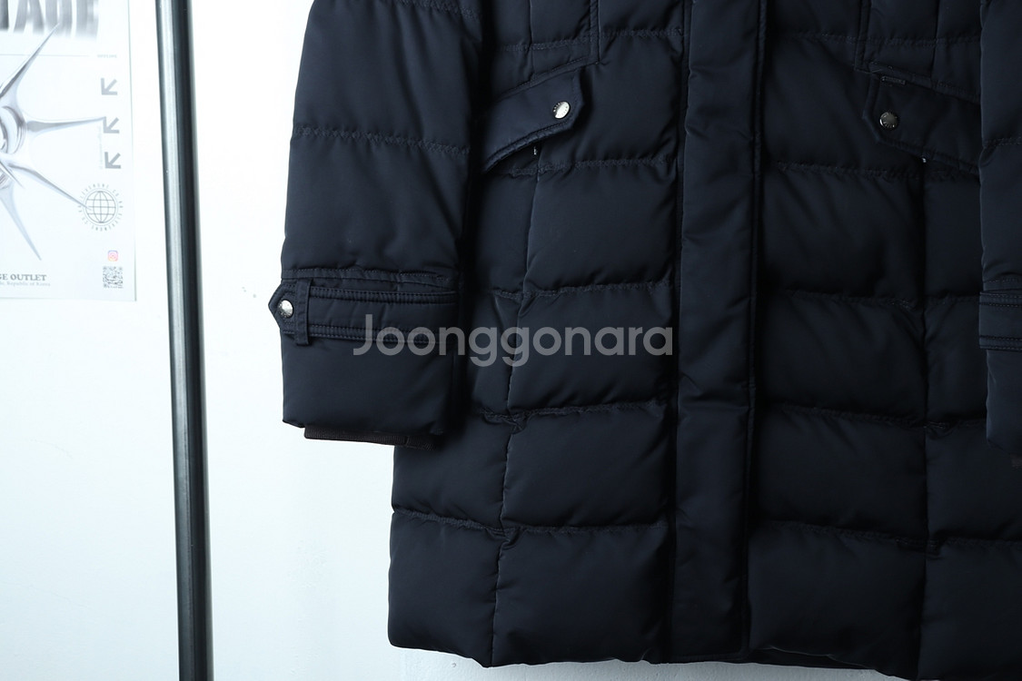 W(S) 헤지스 패딩 점퍼자켓 네이비 구스다운--3