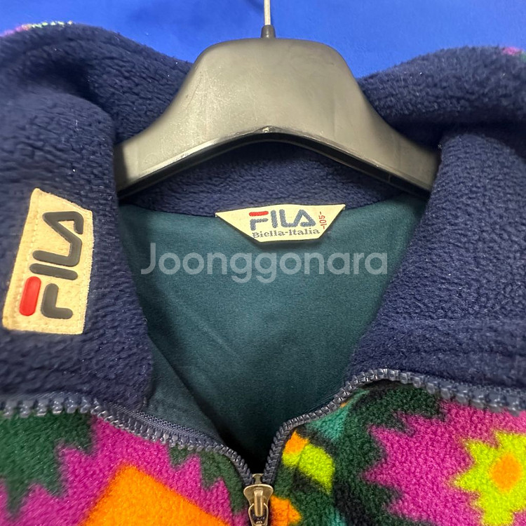 s급.올드스쿨 휠라오버핏 후리스 아노락 XL105--4