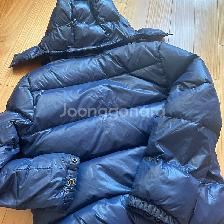 폴로 키즈 유광 덕다운 패딩 L14~16세 상태깨끗--5