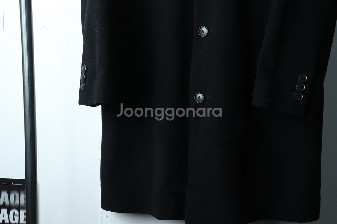 (L-XL) 휴고보스 코트자켓 블랙 울 올드스쿨--3