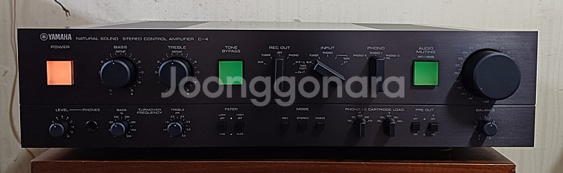 야마하B-70파워/C-4 프리앰프 세트--5