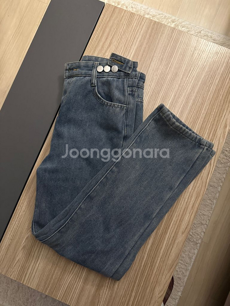 옷장정리 ㅣ 기모청바지 와이드 데님팬츠 와이드핏 기모바--1