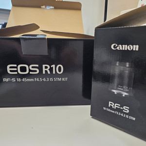 eos r10 + 18-45mm + rfs 18-150