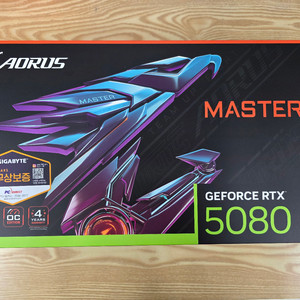 기가바이트 5080 어마 aorus master 팝니다