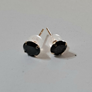 14k 오닉스 큐빅 귀걸이