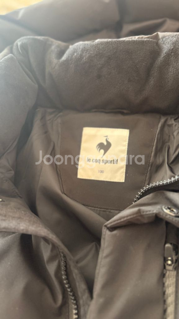 르꼬끄스포르티브 롱패딩 블랙 가격조정--2