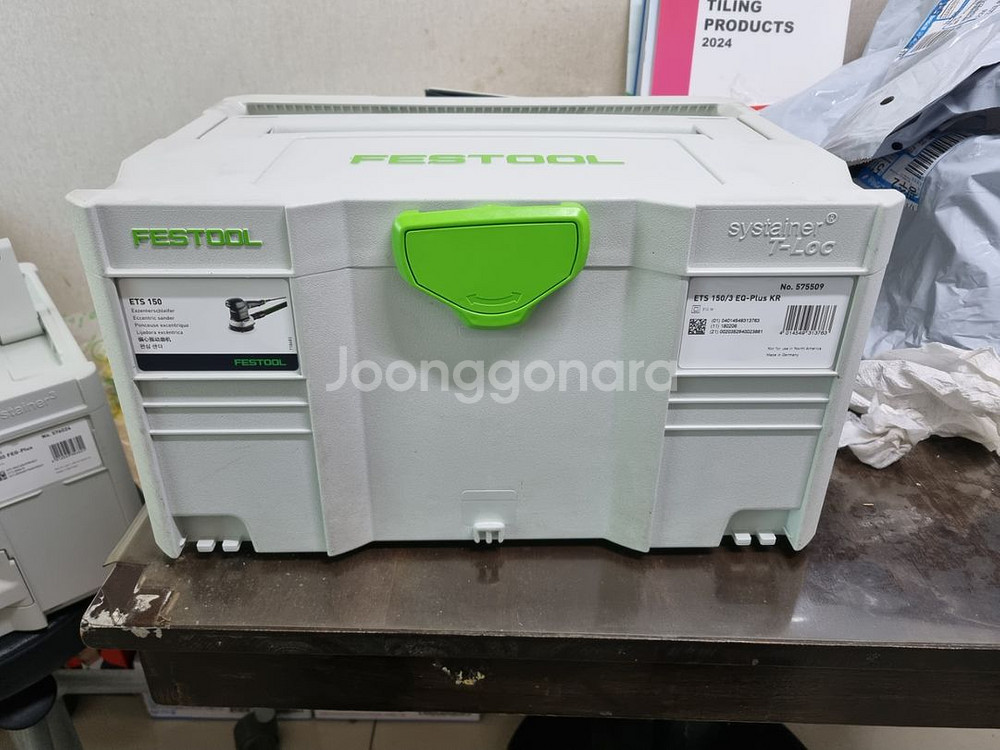ets150/3 eq plus 페스툴 편심 샌더 미사용--1