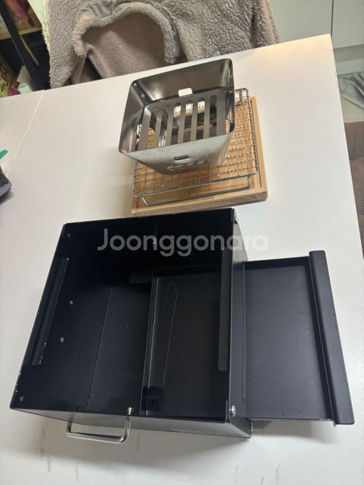 네이처하이크 다용도 캠핑화로 그릴 실내화로 1인화로 미--4
