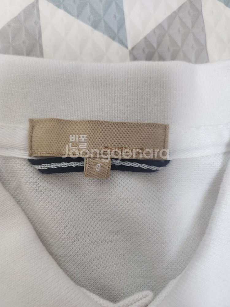빈폴 카라 피케 반팔 티 남성--2