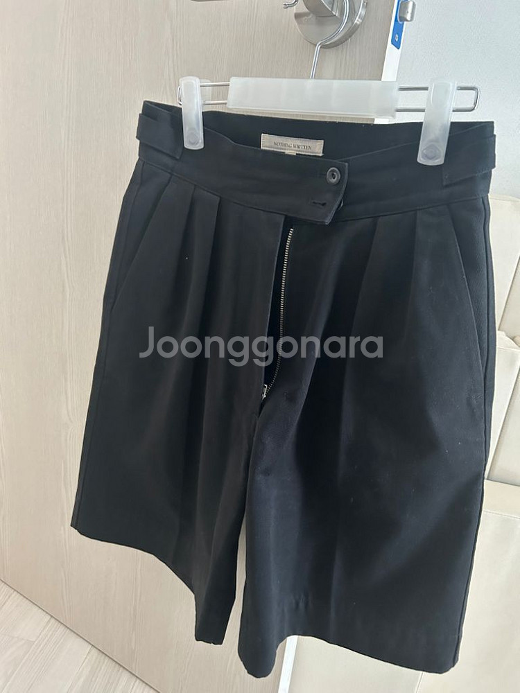 낫띵리튼 / 벌뮤다팬츠 / 블랙 스몰--5