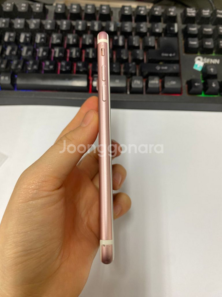 아이폰7 로즈골드 A급 128GB 배터리100%--4