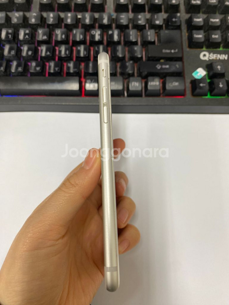 아이폰6S 실버 액정SS급 128GB 배터리성능100%--4