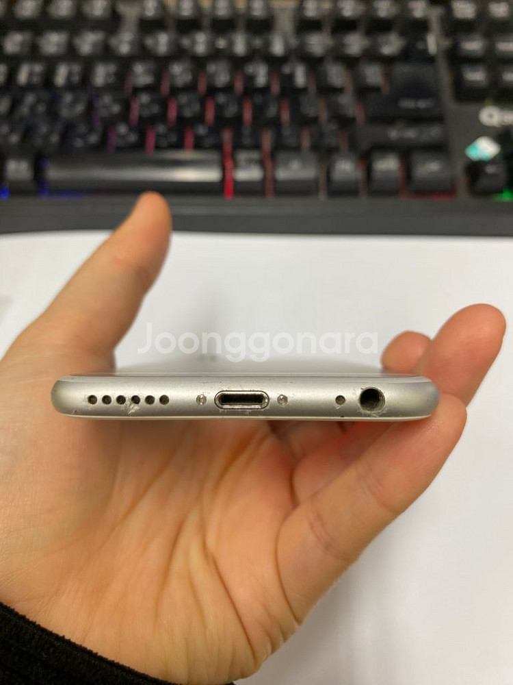 아이폰6S 실버 액정SS급 128GB 배터리성능100%--6
