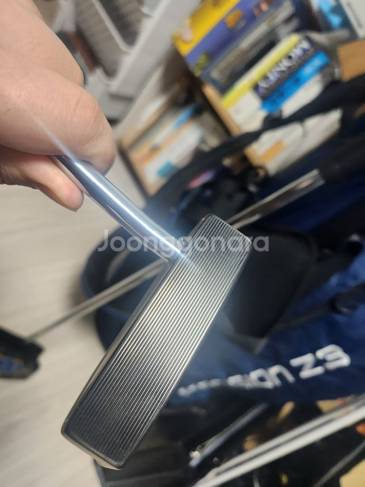카본 샤프트 34인치 퍼터 민트급 포크형--2