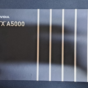 쿼드로QUADRO RTX A5000 24G 민트급 박풀