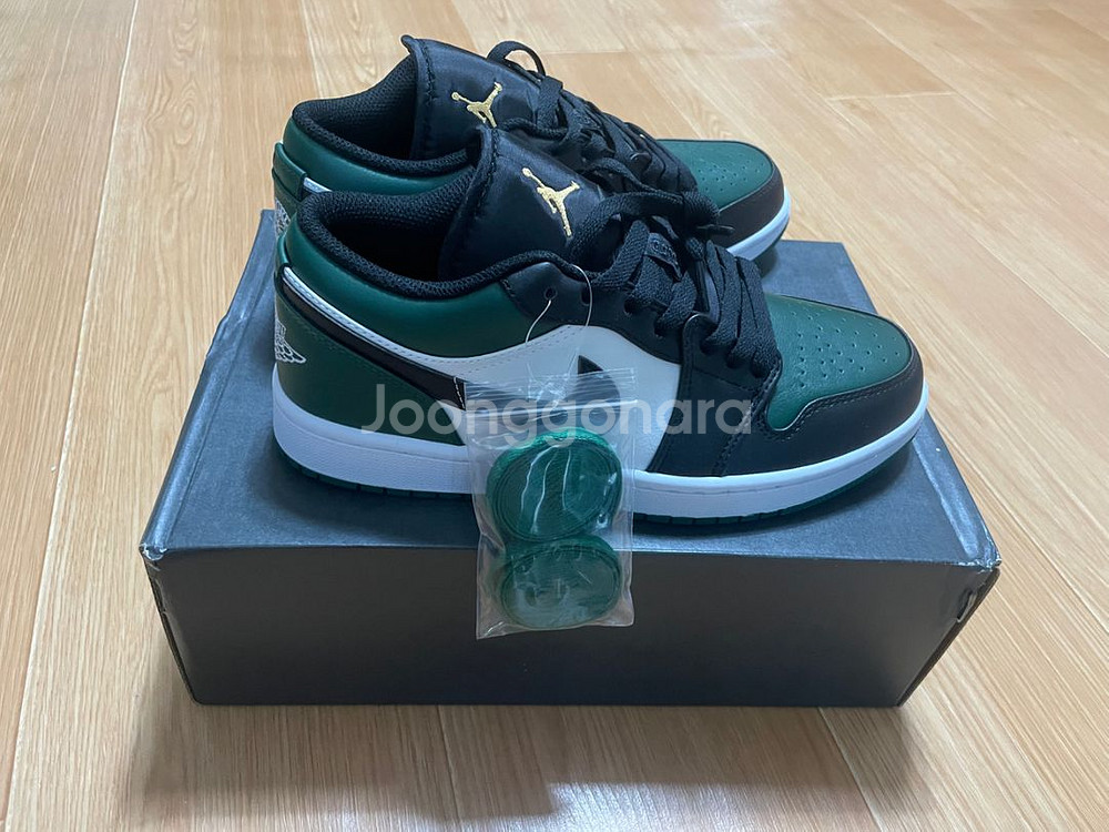 NIKE 에어 조던1 로우 그린토 .260size--2