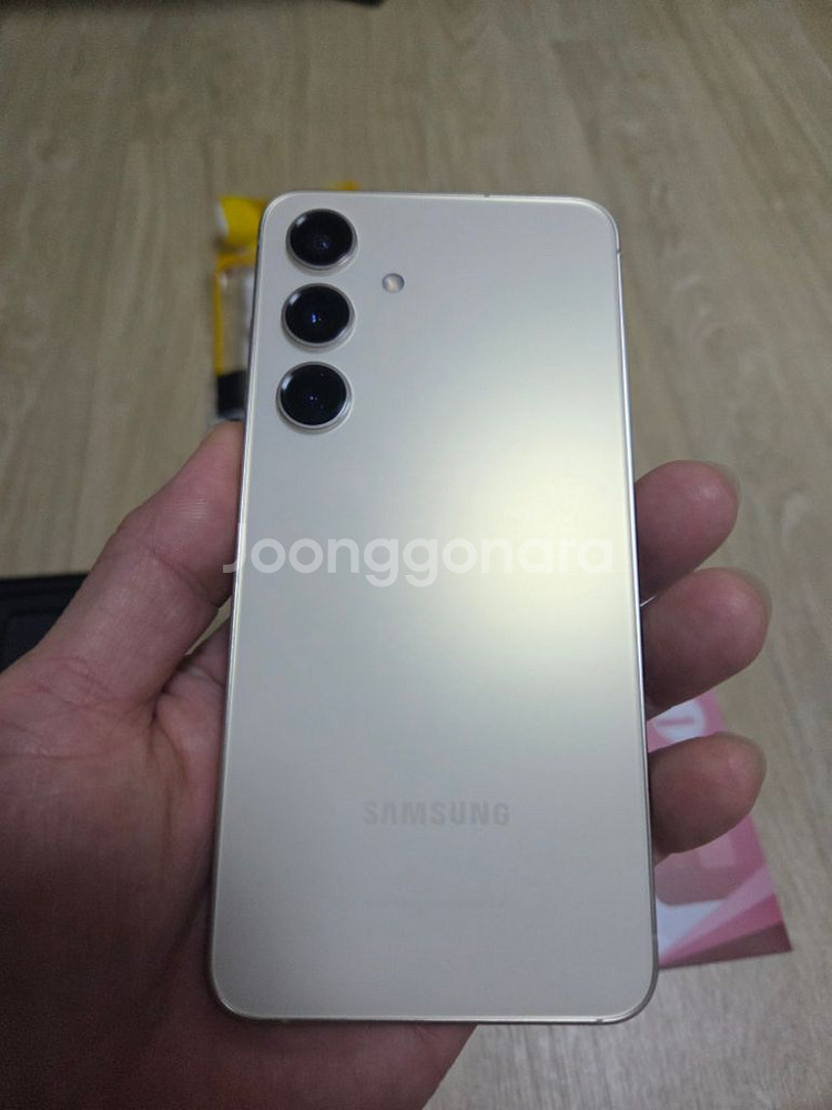 갤럭시 S24 512GB 옐로우 자급제 공기계 S급--2