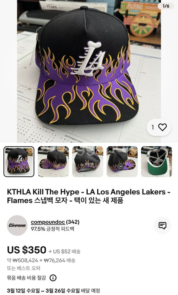 KILL THE HYPE 한정판 KTHLA 야구 스냅백--8