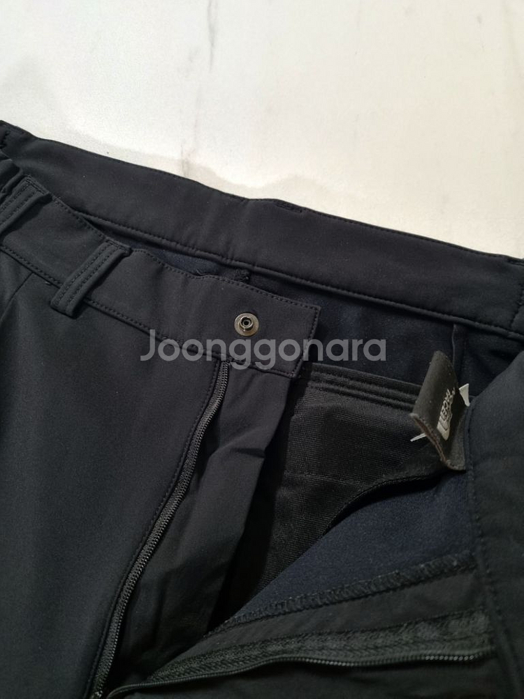 33)노스페이스 블랙바지 겨울바지 스판바지 기능성바지--3