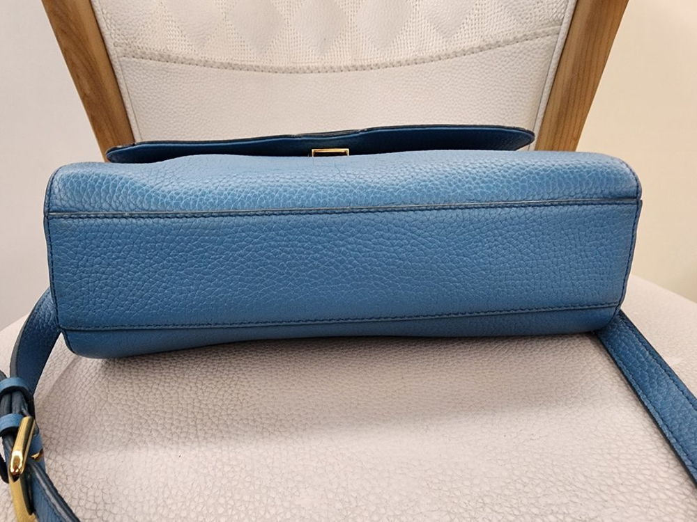 빈폴 블루 캐리 사첼 크로스백--4