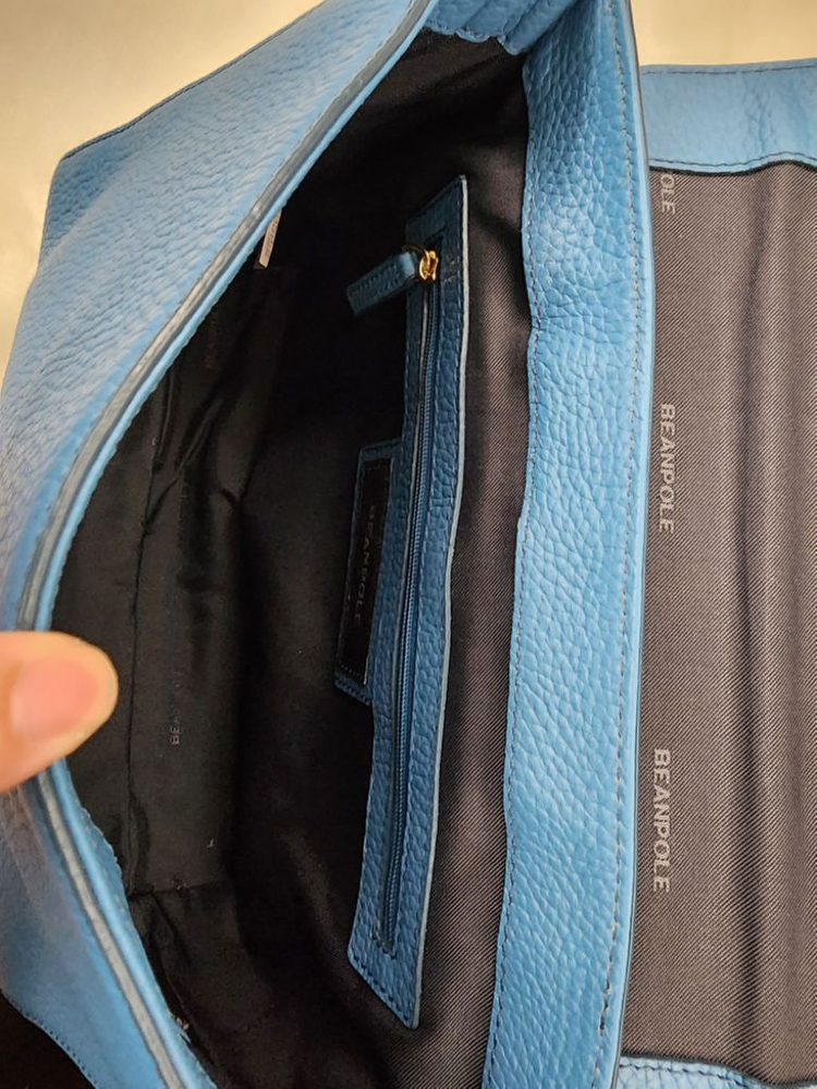 빈폴 블루 캐리 사첼 크로스백--8