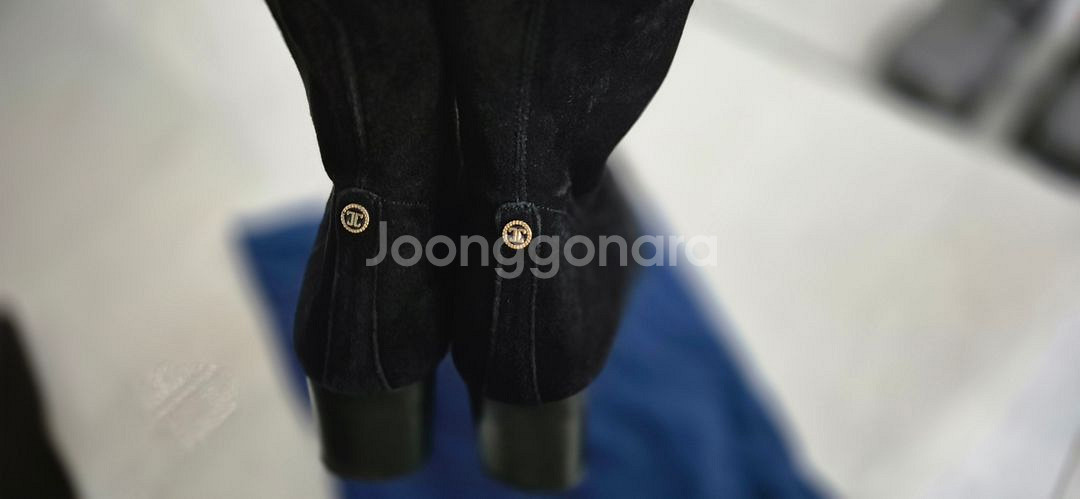 타임 스웨이드 부츠 245 블랙--1