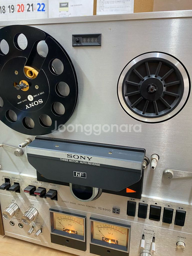 소니 Sony TC-6900 오픈 릴 데크 동작품--6